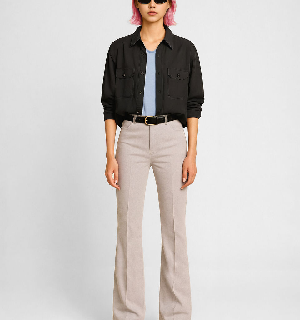 Dark gray shirt with pockets - sisley k shirts - Dark Gray | Sisley K image number 1